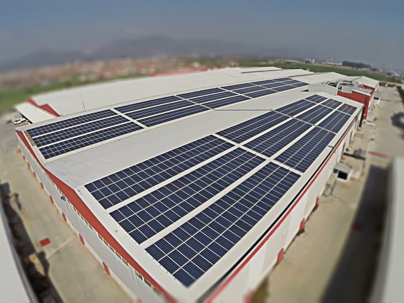 Endüstriyel Çatı GES Uygulamaları